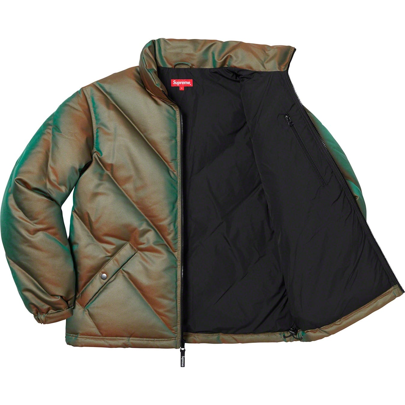 Iridescent Puffy Jacket view 5
